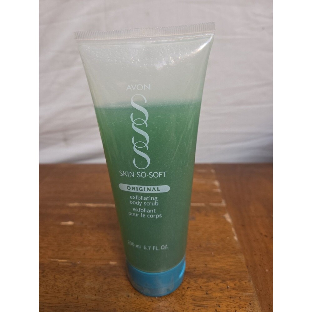 Avon Skin So Soft Exfoliating Body Scrub Original 6.7oz Vintage 1999💕